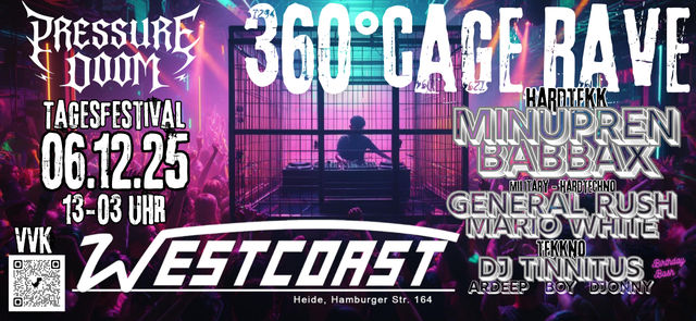 PRESSURE DOOM – 360° CAGE RAVE