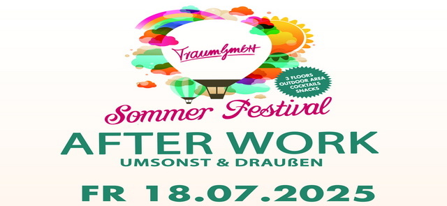 Sommerfestival After Work – Umsonst & Draußen