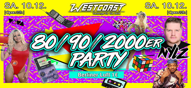 80/90/2000er Party